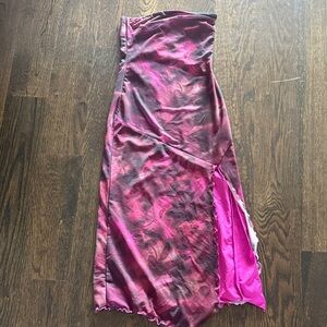 Urban Outfitters Pink and Black Maxi Dress